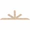 Ekena Millwork Saratoga Smooth Timber Gable Bracket, Douglas Fir, 84"W x 38"H x 1 1/2"D x 5 1/2"F, 11/12 Pitch GBW084X38X0206SAR00SDF - alternate 3